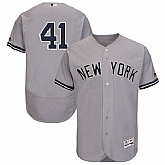 Yankees 41 Andujar Gray Flexbase Stitched Jersey Dzhi,baseball caps,new era cap wholesale,wholesale hats